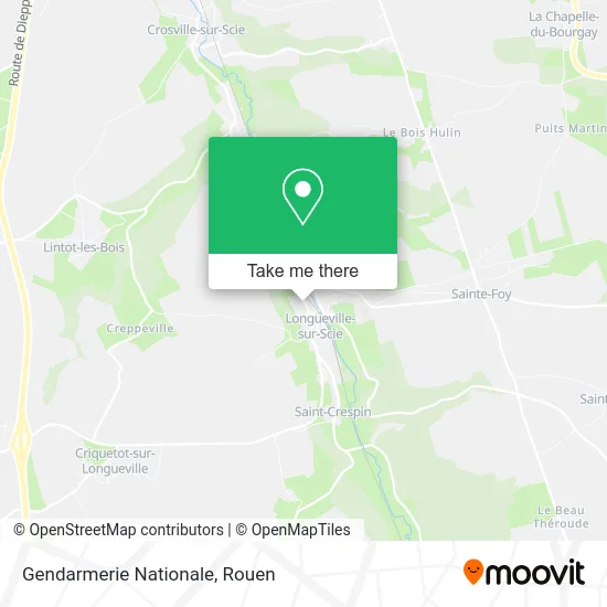 Gendarmerie Nationale map