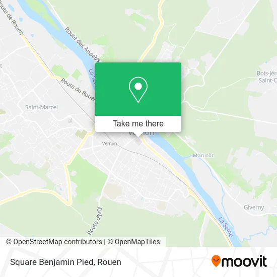 Square Benjamin Pied map