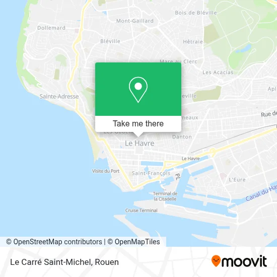 Le Carré Saint-Michel map