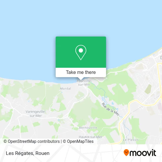 Les Régates map