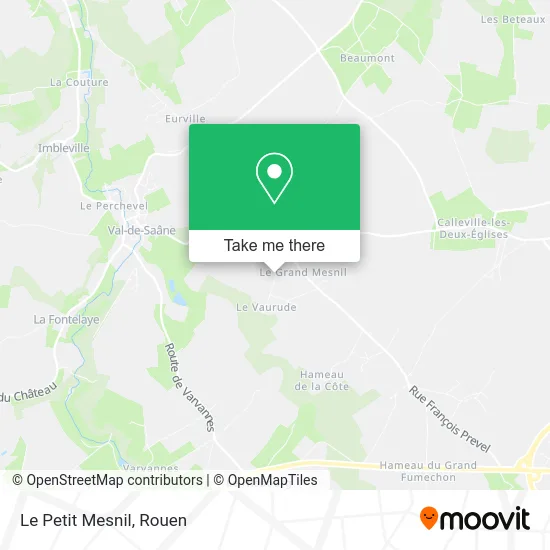 Le Petit Mesnil map