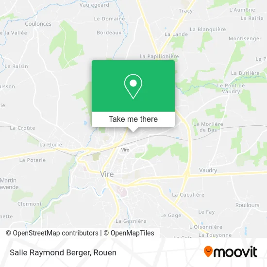 Salle Raymond Berger map