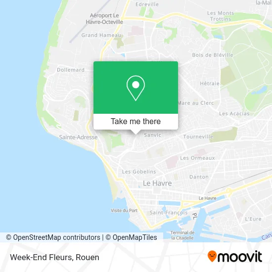 Week-End Fleurs map