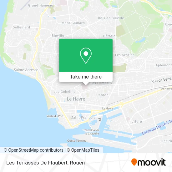 Les Terrasses De Flaubert map