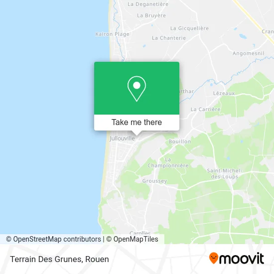 Terrain Des Grunes map