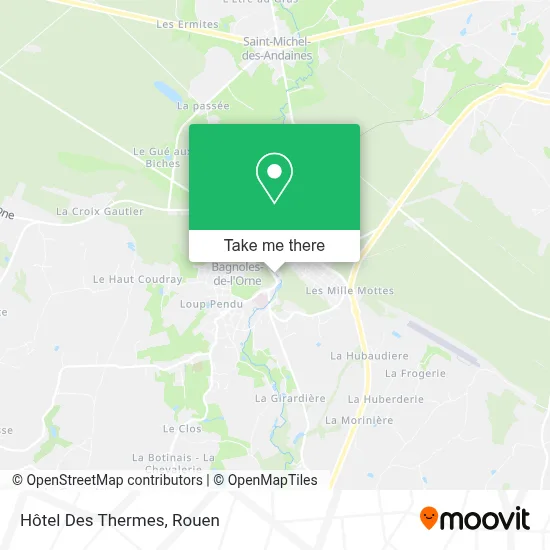 Hôtel Des Thermes map