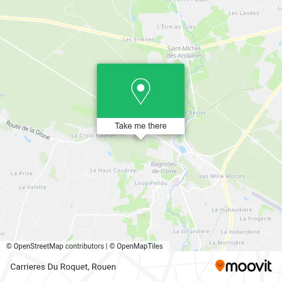 Carrieres Du Roquet map