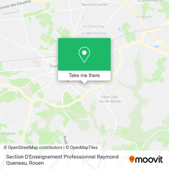 Section D'Enseignement Professionnel Raymond Queneau map