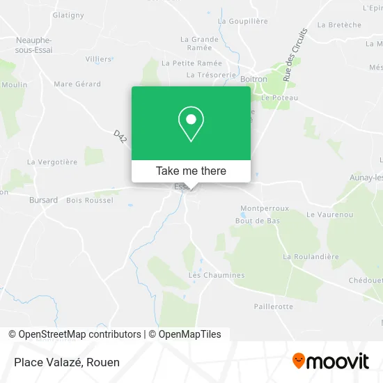 Place Valazé map