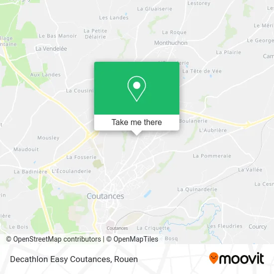 Decathlon Easy Coutances map