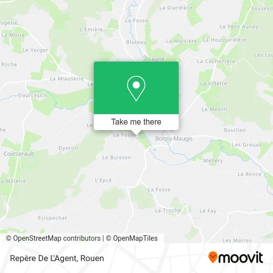 Repère De L'Agent map