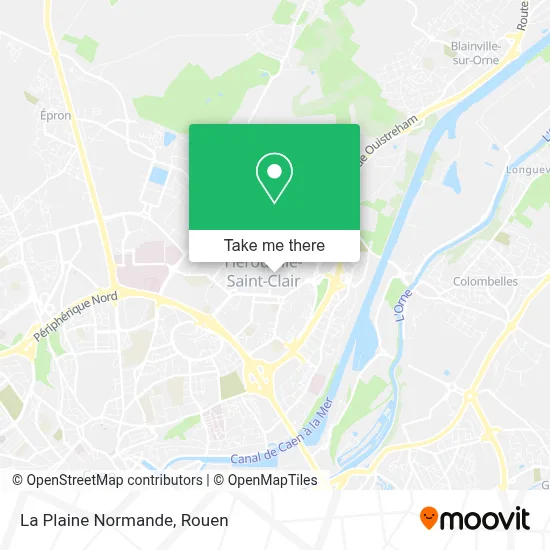 La Plaine Normande map