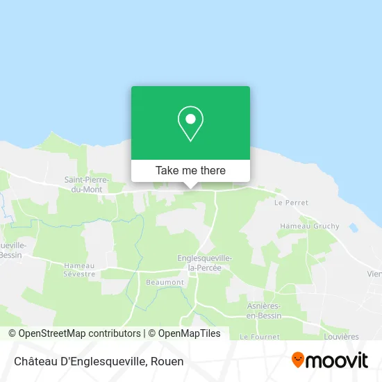 Château D'Englesqueville map