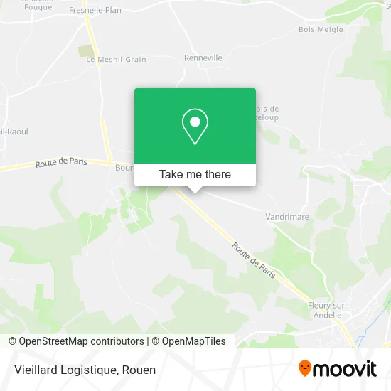 Vieillard Logistique map