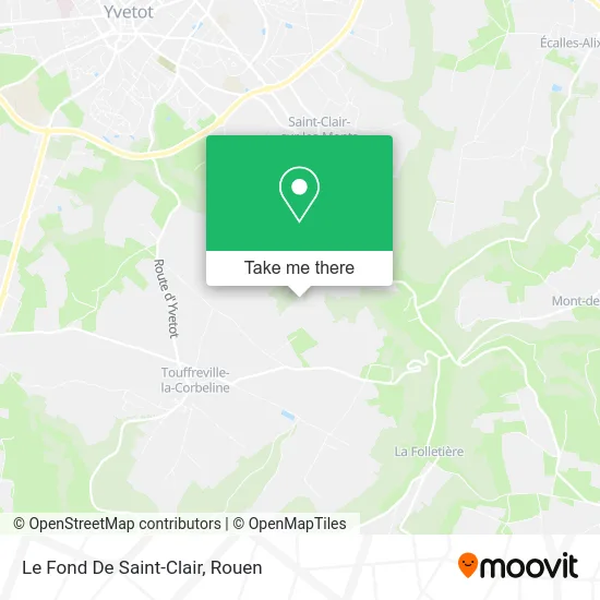 Le Fond De Saint-Clair map