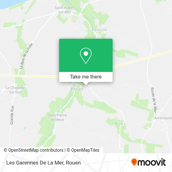 Les Garennes De La Mer map