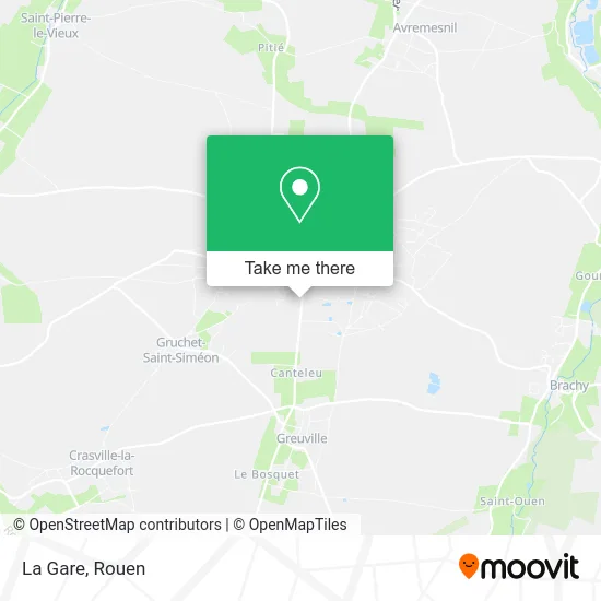 La Gare map