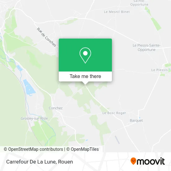 Carrefour De La Lune map