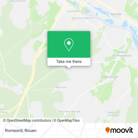 Romesnil map