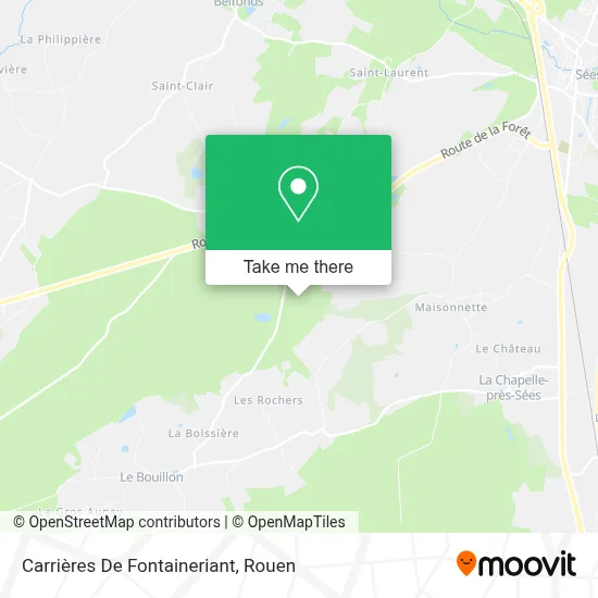 Carrières De Fontaineriant map