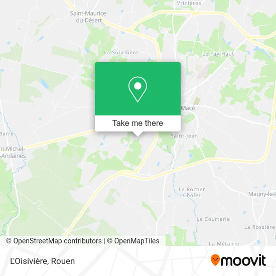 L'Oisivière map