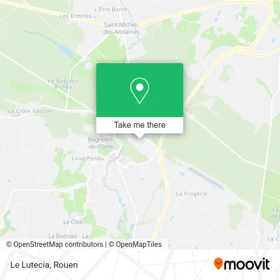 Le Lutecia map