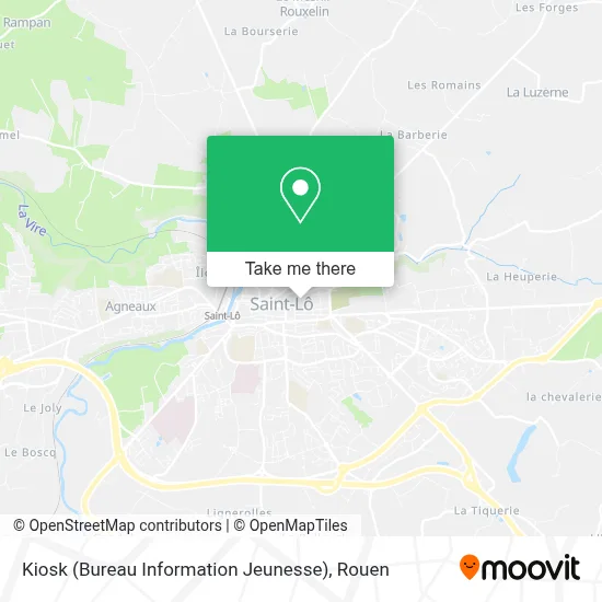 Kiosk (Bureau Information Jeunesse) map