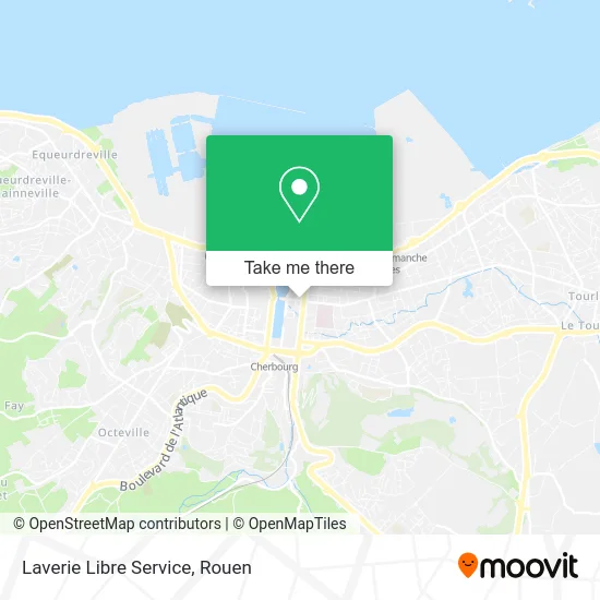 Laverie Libre Service map