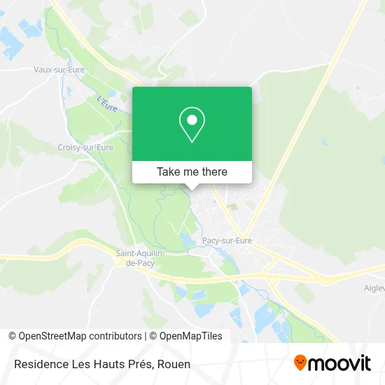 Residence Les Hauts Prés map