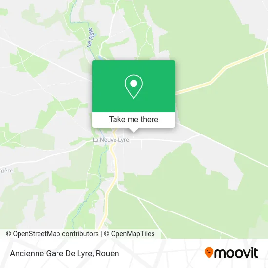 Ancienne Gare De Lyre map