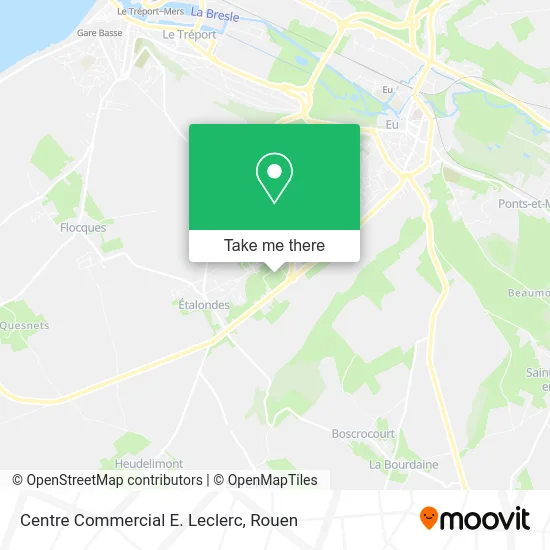 Centre Commercial E. Leclerc map