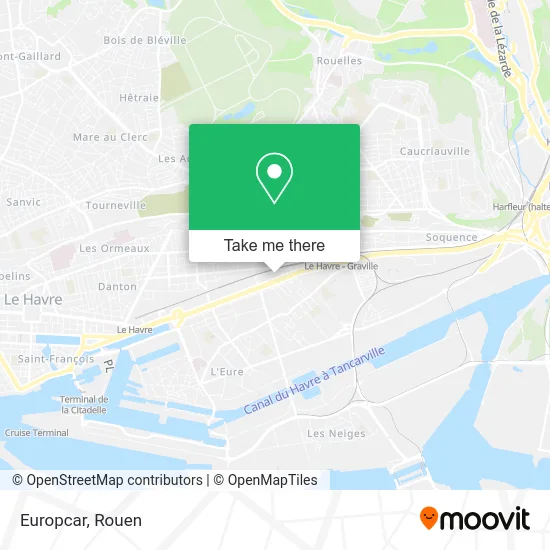 Europcar map