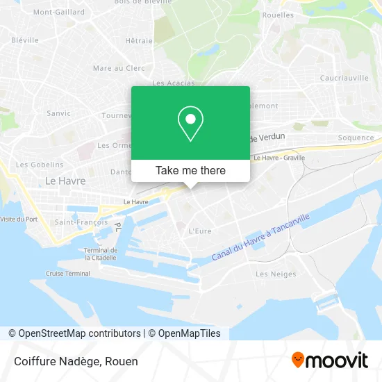 Coiffure Nadège map
