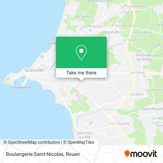 Boulangerie Saint-Nicolas map