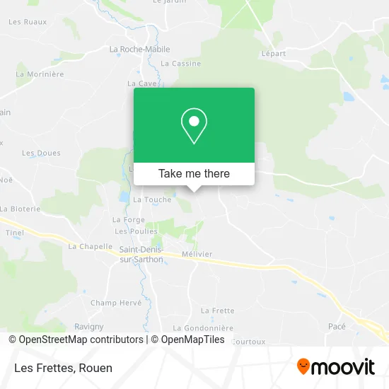 Les Frettes map