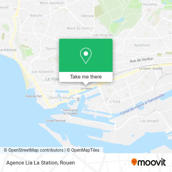 Agence Lia La Station map