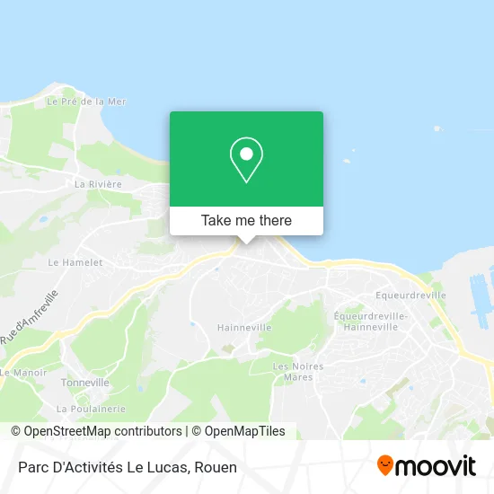 Parc D'Activités Le Lucas map