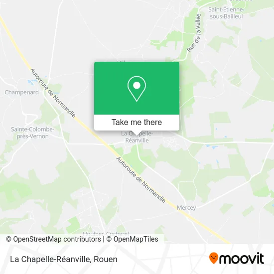 La Chapelle-Réanville map