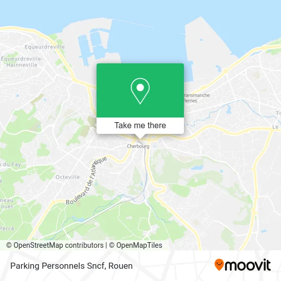 Parking Personnels Sncf map