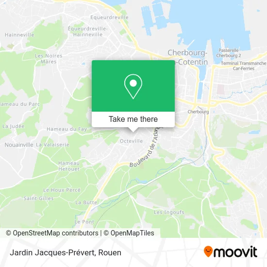 Jardin Jacques-Prévert map