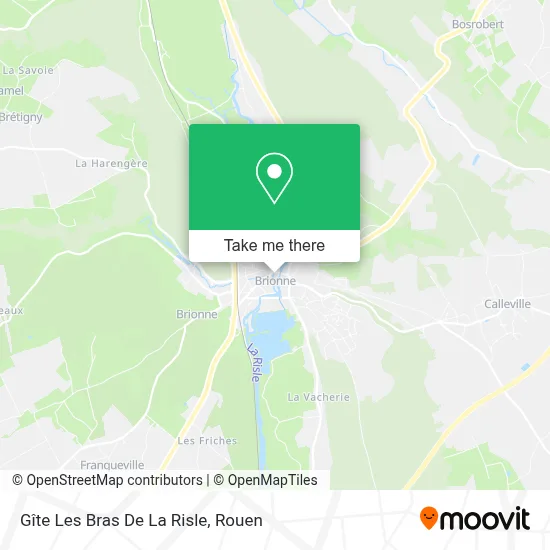 Gîte Les Bras De La Risle map