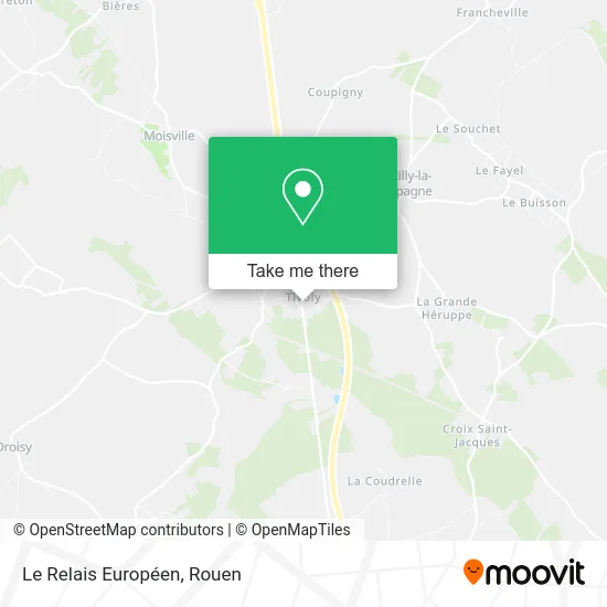 Le Relais Européen map