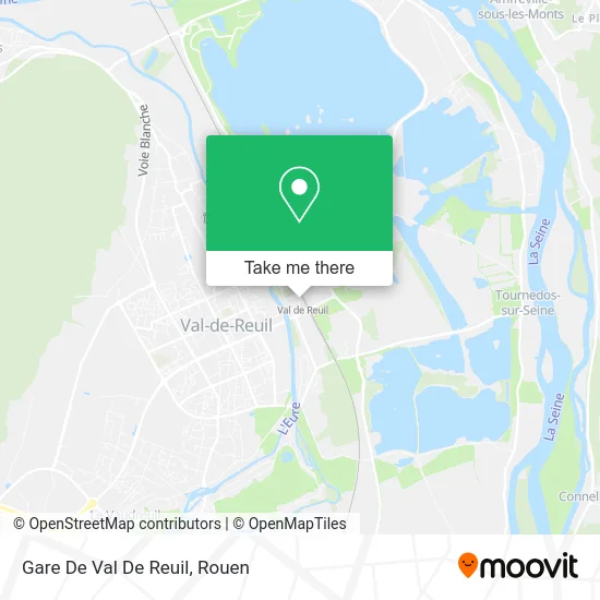 Gare De Val De Reuil map