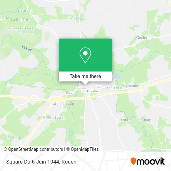 Square Du 6 Juin 1944 map