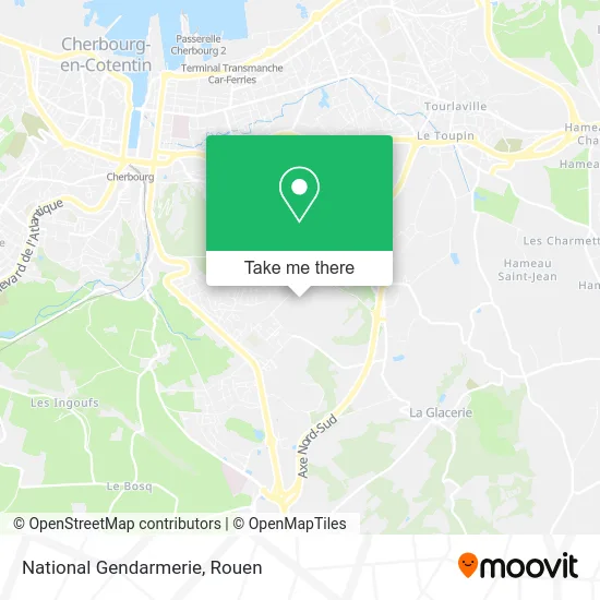 Gendarmerie Nationale map