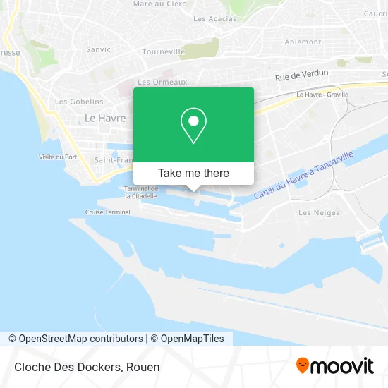 Cloche Des Dockers map