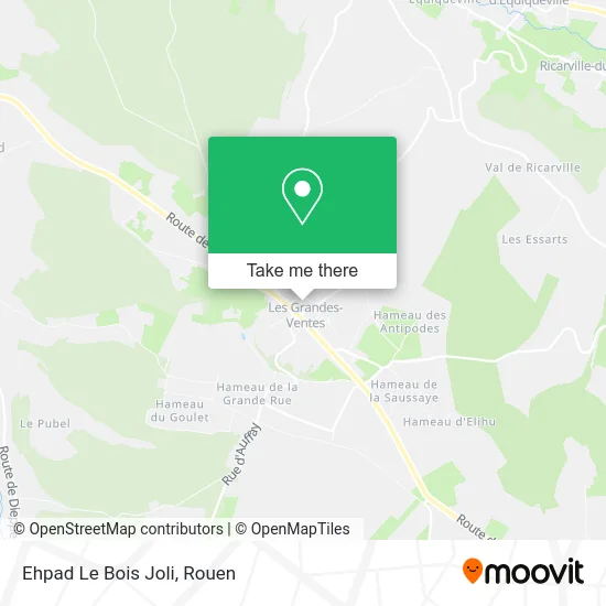 Ehpad Le Bois Joli map