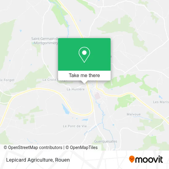 Lepicard Agriculture map