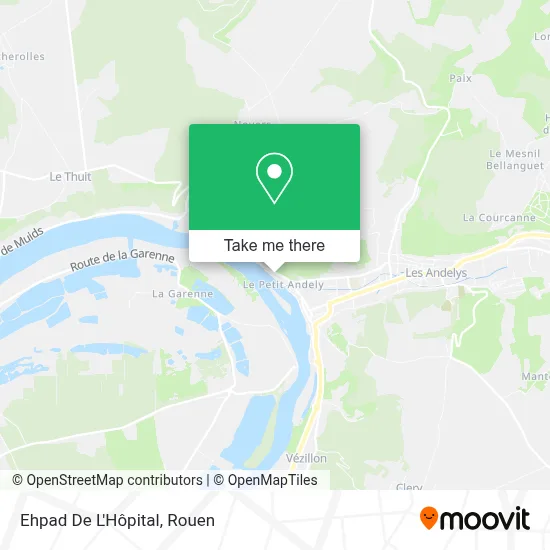 Ehpad De L'Hôpital map