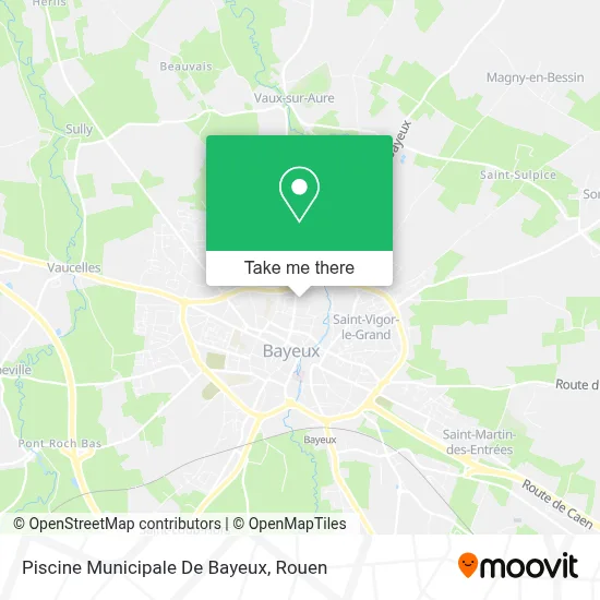 Piscine Municipale De Bayeux map